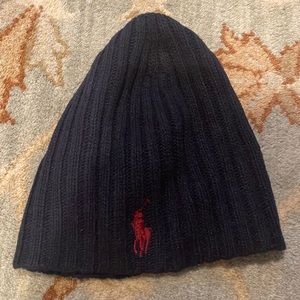 Navy Blue Polo Beanie